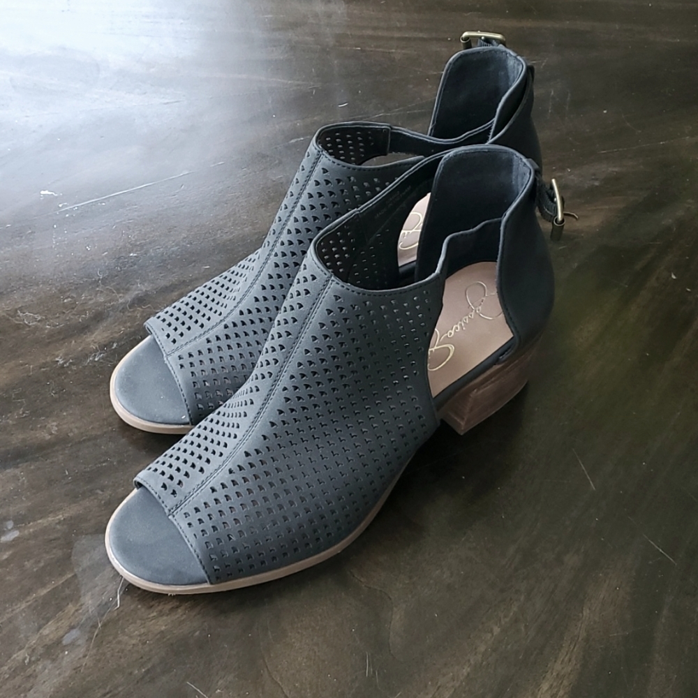 Jessica Simpson open toe heels